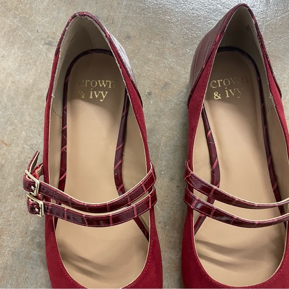 Crown & Ivy Sahara Flats 8.5 M red - Picture 3 of 12